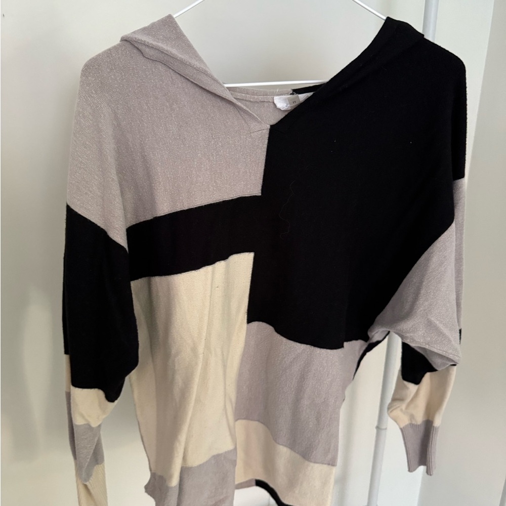 Colorblock Hoodie Sweater